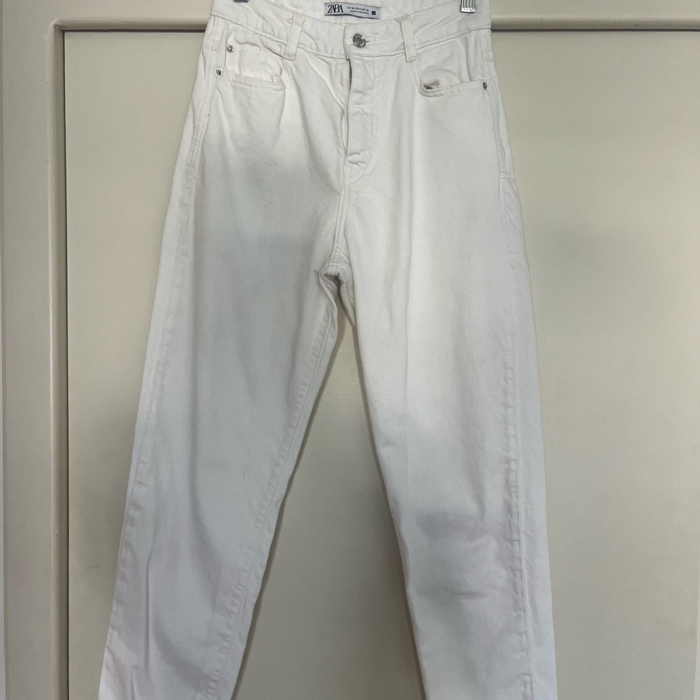 Zara Women's White Jeans